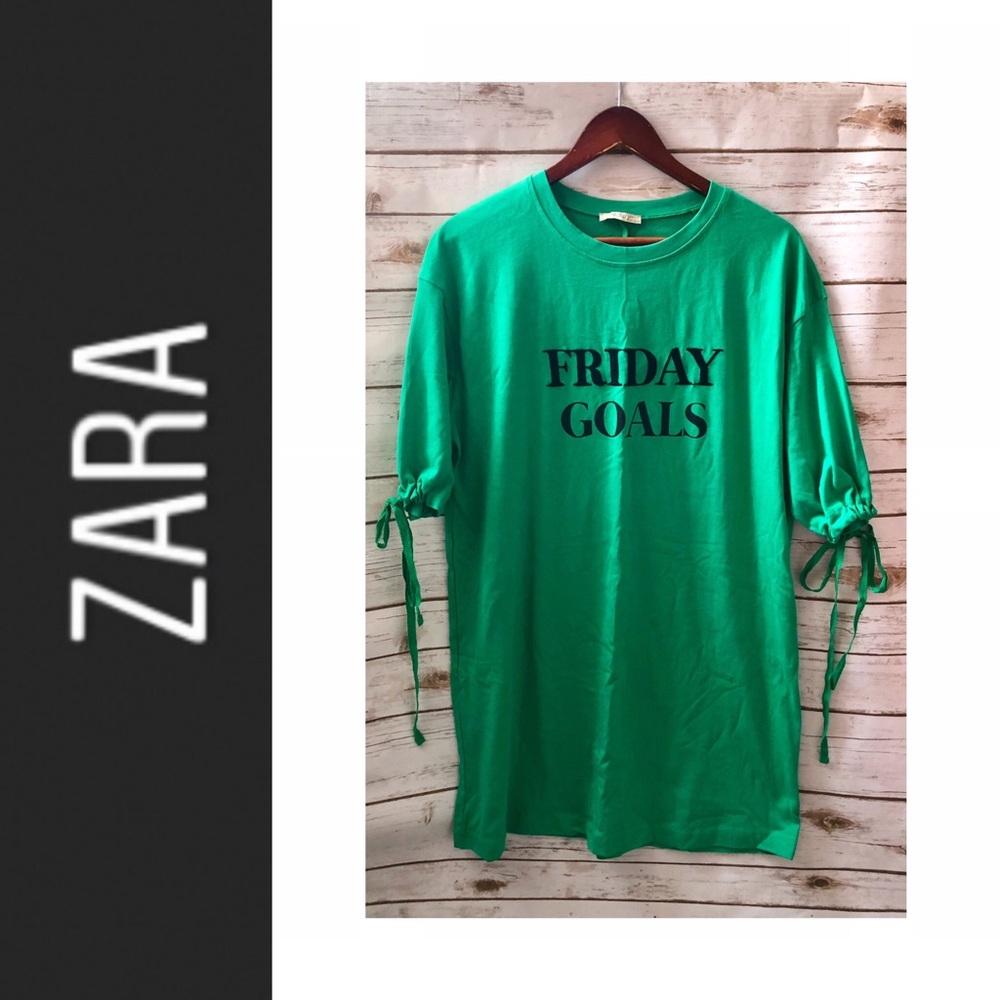 ZARA Oversized T-shirt dress